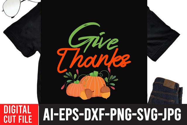 Give thanks SVG Design SVG BlackCatsMedia 