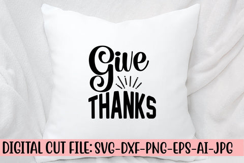 Give Thanks SVG Design SVG Syaman 