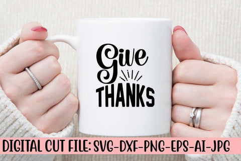 Give Thanks SVG Design SVG Syaman 