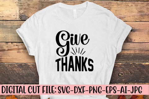 Give Thanks SVG Design SVG Syaman 