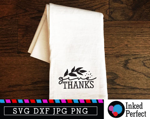 Give Thanks SVG Inked Perfect 