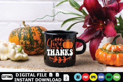 Give Thanks SVG Shahin alam 