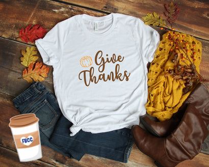 Give Thanks SVG SVG Fueled by Coffee and Chaos 