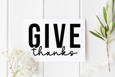 Give Thanks SVG SVGista 