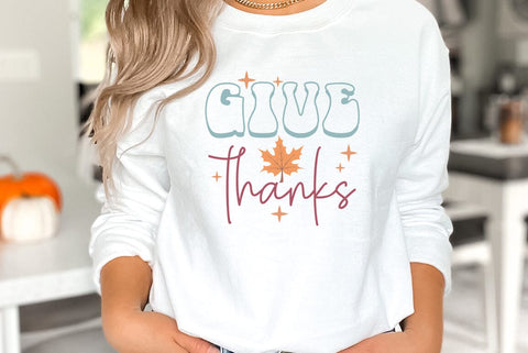 Give thanks, Thanksgiving Quote SVG SVG FiveStarCrafting 