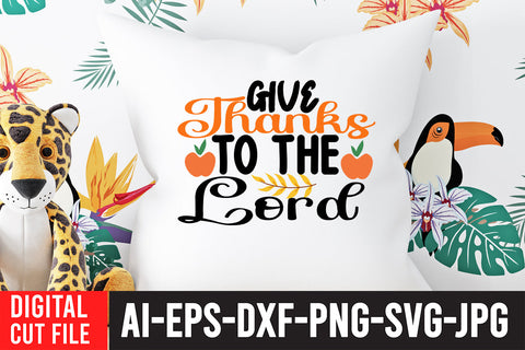 Give Thanks To the Lord SVG Cut File SVG BlackCatsMedia 