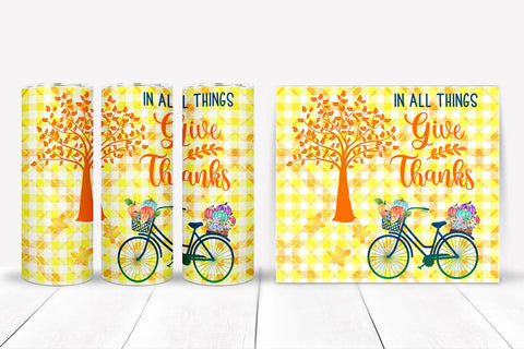 Give Thanks Tumbler Sublimation I Thanksgiving Tumbler Wrap Sublimation Happy Printables Club 