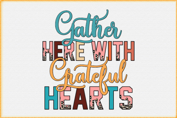 Give Thanks with a Grateful Heart Sublimatio Sublimation Creativeart88 
