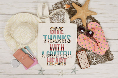 Give thanks with a grateful heart sublimation Sublimation SVGista 