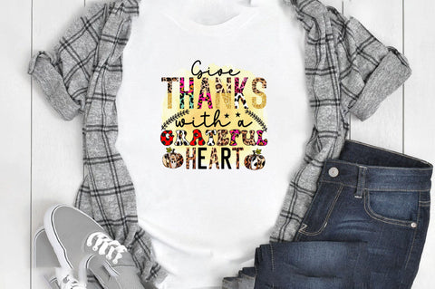 give thanks with a grateful heart Sublimation SVGArt 