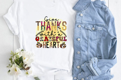 give thanks with a grateful heart Sublimation SVGArt 