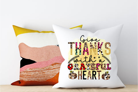 give thanks with a grateful heart Sublimation SVGArt 