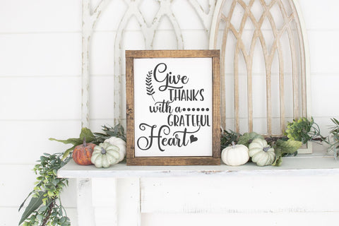 Give Thanks With A Grateful Heart SVG Morgan Day Designs 