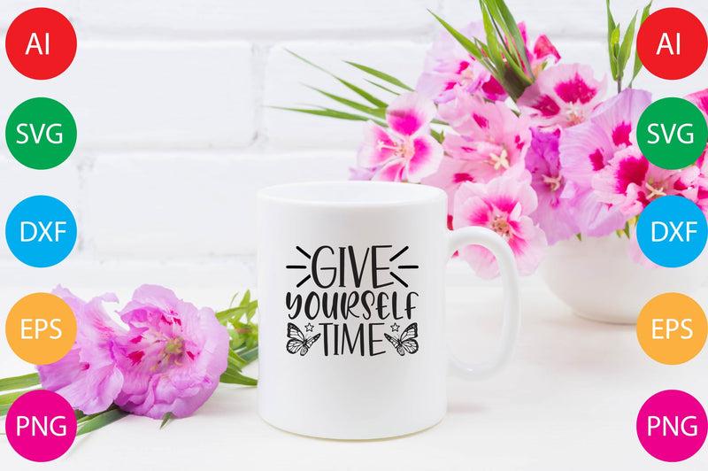 Give Yourself Time svg SVG Shahin alam 