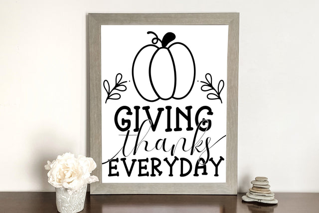 Giving Thanks Everyday SVG Thanksgiving Quotes SVG dapiyupi store 