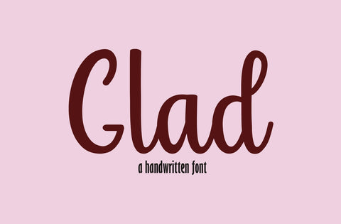 Glad Font Yuby 