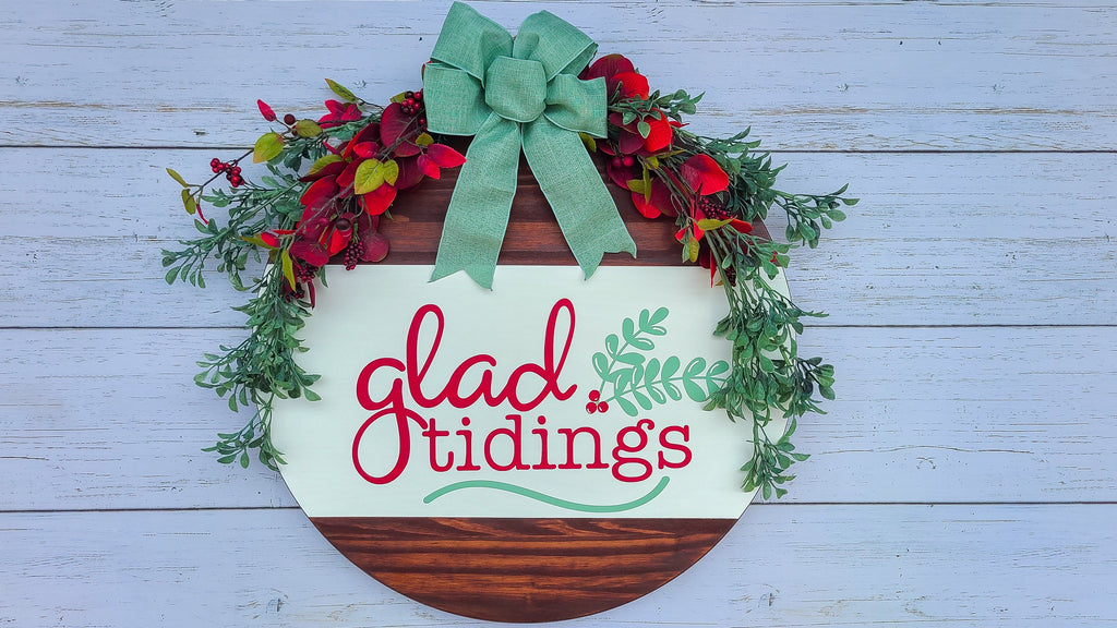 Glad Tidings Christmas SVG Design | So Fontsy