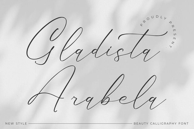 Gladista Arabela - Beauty Calligraphy Font Font Storytype Studio 