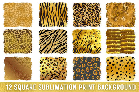 Glam Animal Sublimation Background Bundle Sublimation Regulrcrative 