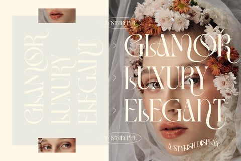 GLAMORA Typeface Font Storytype Studio 