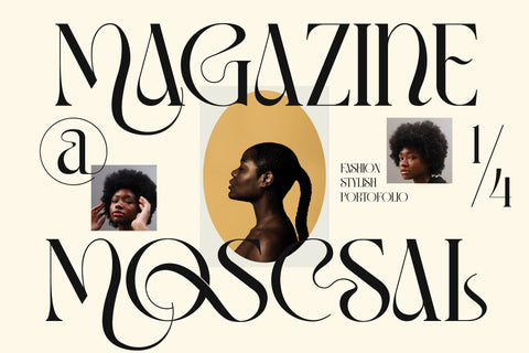 GLAMORA Typeface Font Storytype Studio 