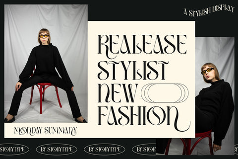 GLAMORA Typeface Font Storytype Studio 