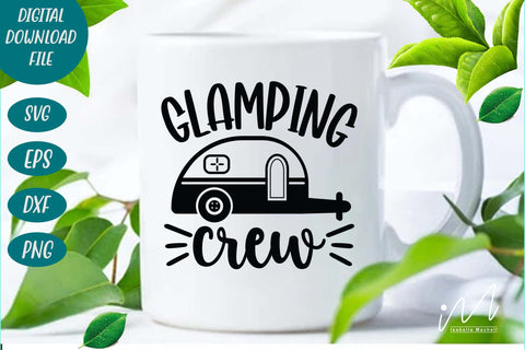 Glamping crew svg, Happy camping, Family camping t shirt svg, camping cricut SVG Isabella Machell 