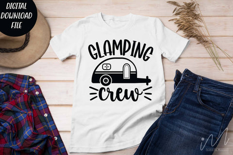 Glamping crew svg, Happy camping, Family camping t shirt svg, camping cricut SVG Isabella Machell 