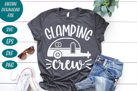 Glamping crew svg, Happy camping, Family camping t shirt svg, camping cricut SVG Isabella Machell 