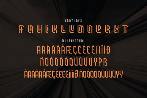 GLARUDA SKYLINE Typeface Font Storytype Studio 