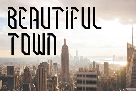 GLARUDA SKYLINE Typeface Font Storytype Studio 