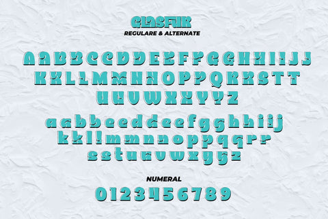 Glasfur - Bubble Display Font Font twinletter 