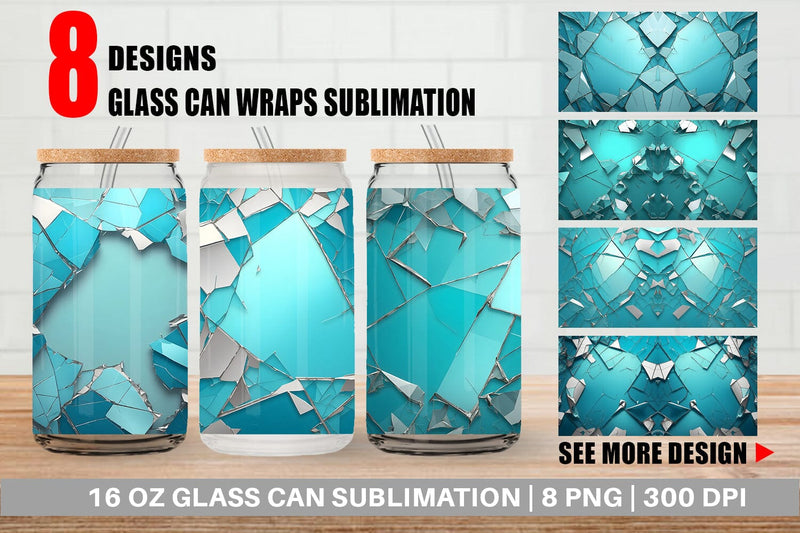 Glass Can Sublimation artnoy 