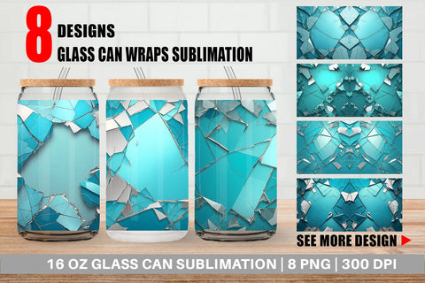 Glass Can Sublimation artnoy 