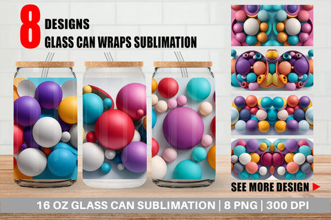 Glass Can Sublimation artnoy 