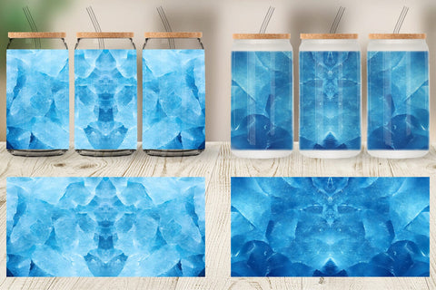 Glass Can Wrap Cold Ice Texture Sublimation artnoy 