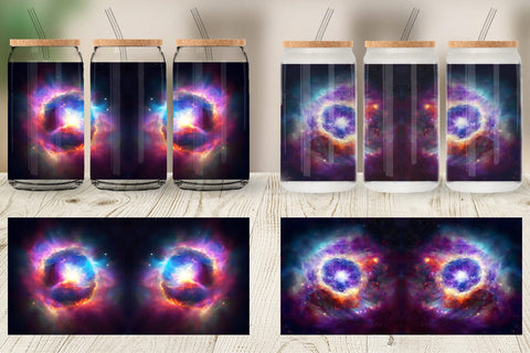 Glass Can Wrap Exploding Galaxy Nebula Sublimation artnoy 
