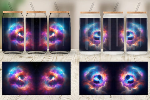 Glass Can Wrap Exploding Galaxy Nebula Sublimation artnoy 