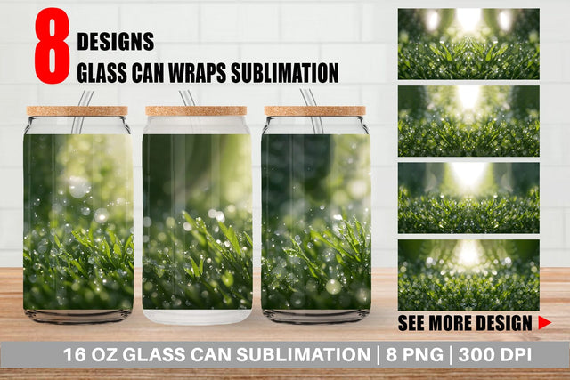 Glass Can Wrap Sublimation artnoy 