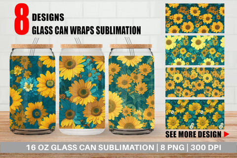 Glass Can Wrap Sublimation artnoy 