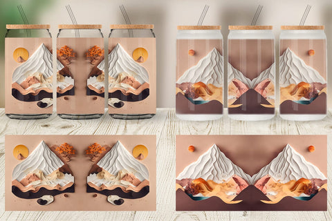 Glass Can Wrap Sublimation artnoy 