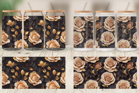 Glass Can Wrap Sublimation artnoy 