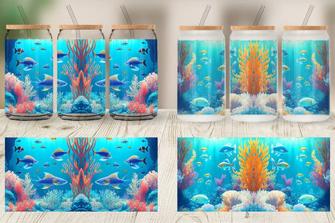 Glass Can Wrap Sublimation artnoy 