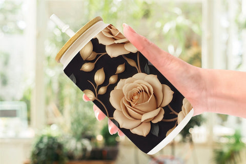 Glass Can Wrap Sublimation artnoy 