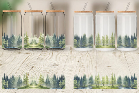 Glass Can Wrap Sublimation artnoy 