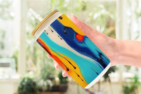 Glass Can Wrap Sublimation artnoy 