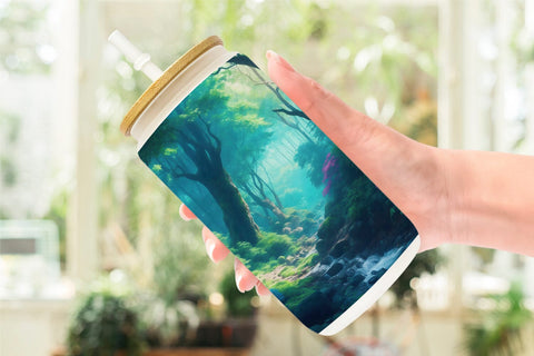 Glass Can Wrap Sublimation artnoy 