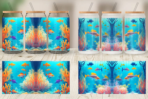 Glass Can Wrap Sublimation artnoy 