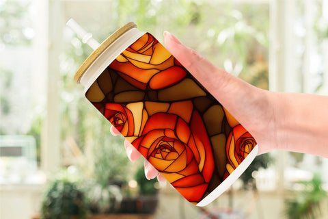 Glass Can Wrap Sublimation artnoy 