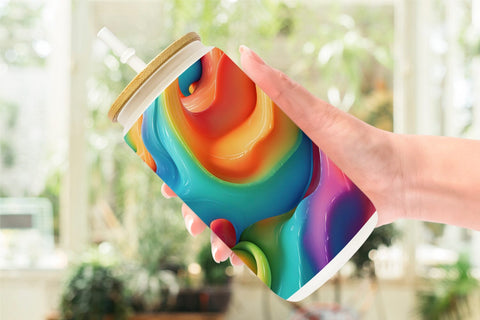 Glass Can Wrap Sublimation artnoy 